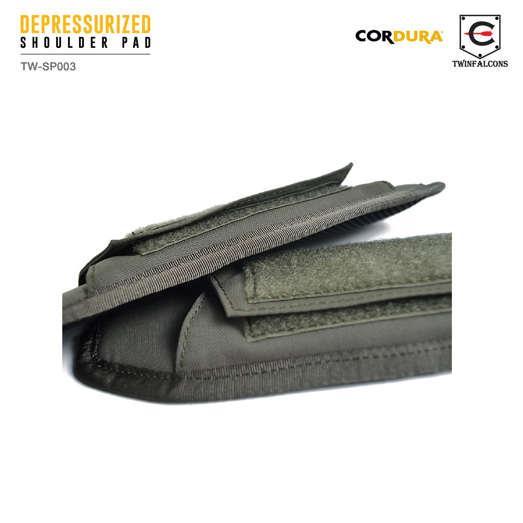 🇹🇭 1099 ไทยแลนด์ แทคติคอล รองบ่า Depressurized Shoulder Pads ( Twinfalcons ) [ TW-SP003 ]