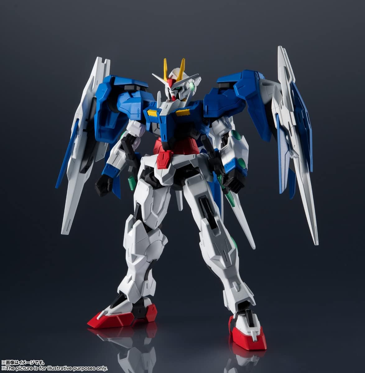 **MTS Toys**กันดั้ม GU-23 Gundam Universe 1/144 : GN-0000+GNR-010 Gundam 00 Raiser