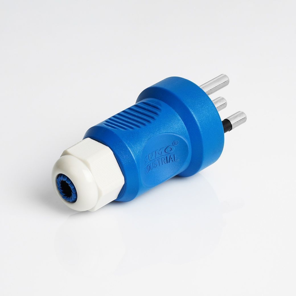 "SUMO" P1-0123TH พาวเวอร์ปลั๊กตัวผู้ 3สาย 3ขา 16A 220V IP44