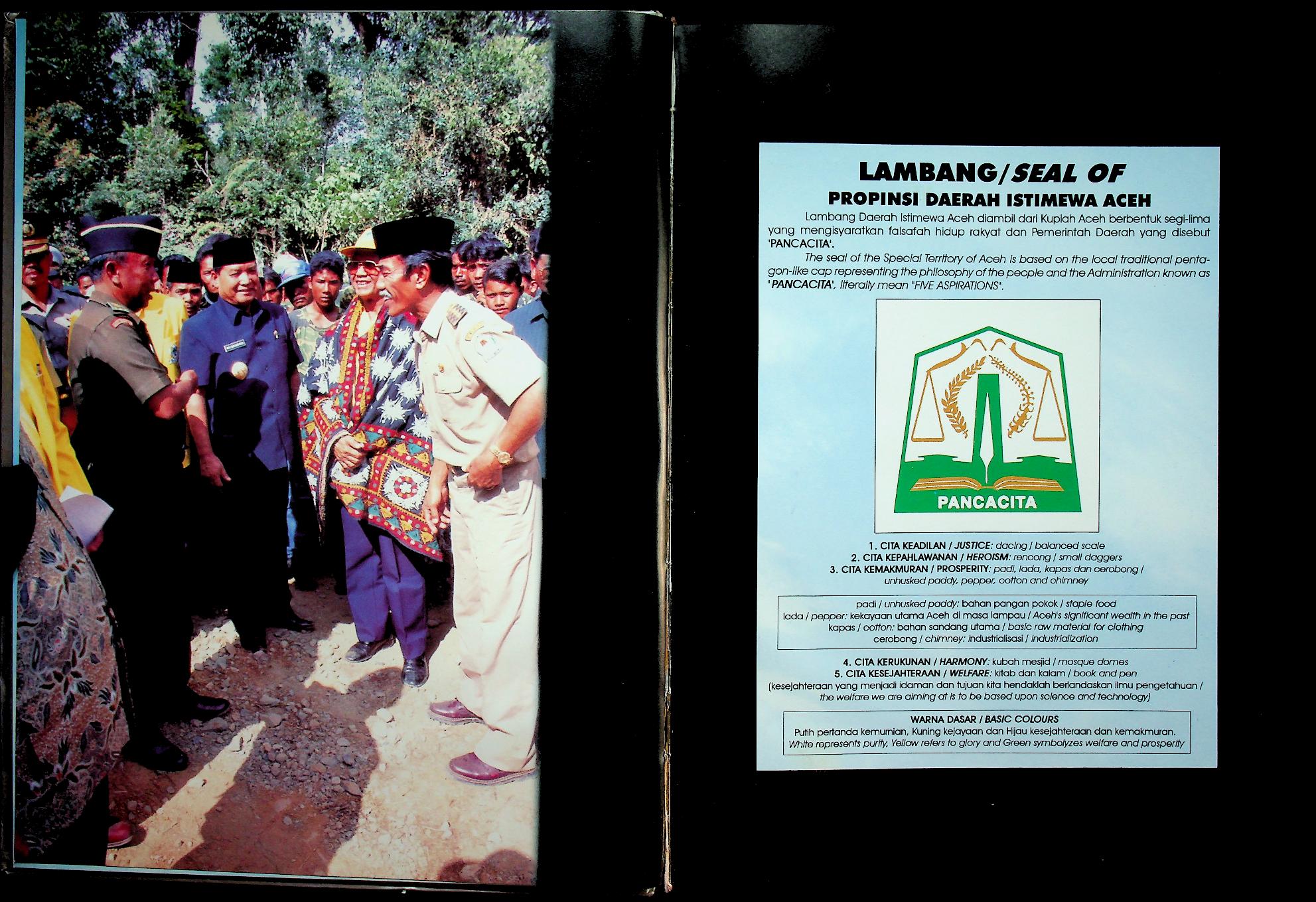 KINERJA PEMBANGUNAN ACEH DEVELOPMENT PERFORMANCE 1996/1997