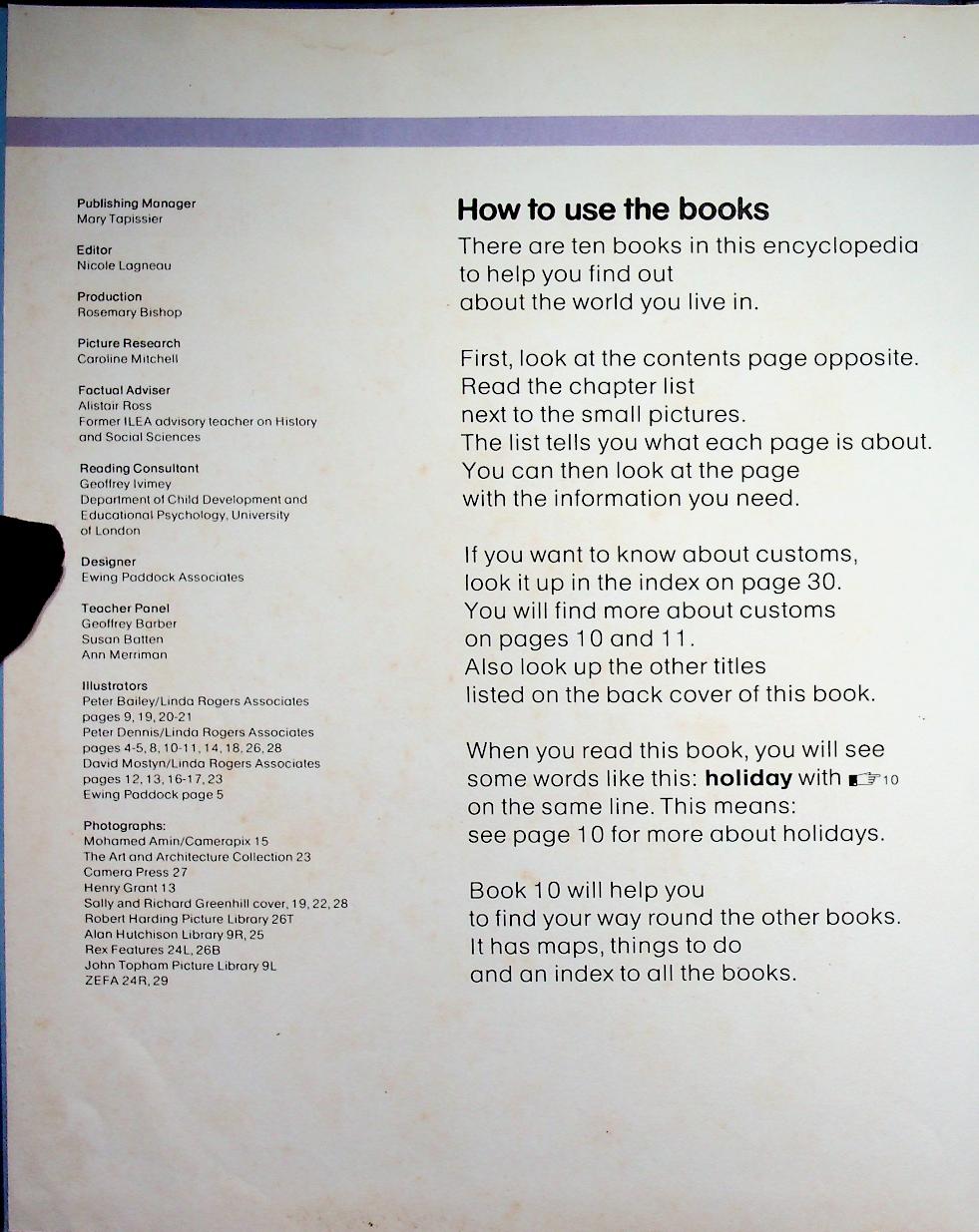 My First Encyclopedia 3 Different Peoples