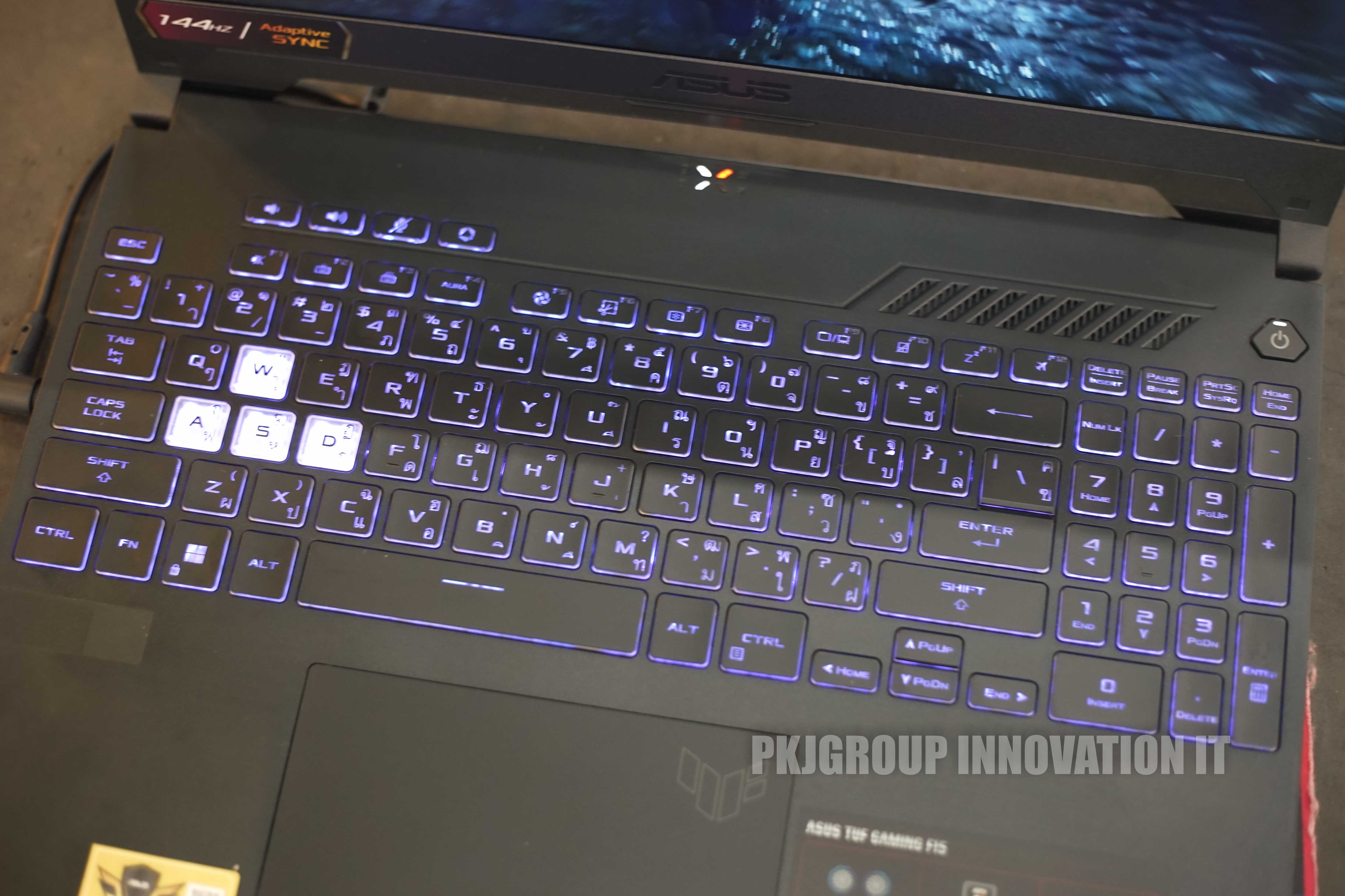 โน๊ตบุ๊คเล่นเกมมือสอง Asus Tuf FX507ZC4-HN072W i7-12700H RAM 16 GB SSD 512GB RTX3050 15.6" 144Hz (เครื่อง 1)