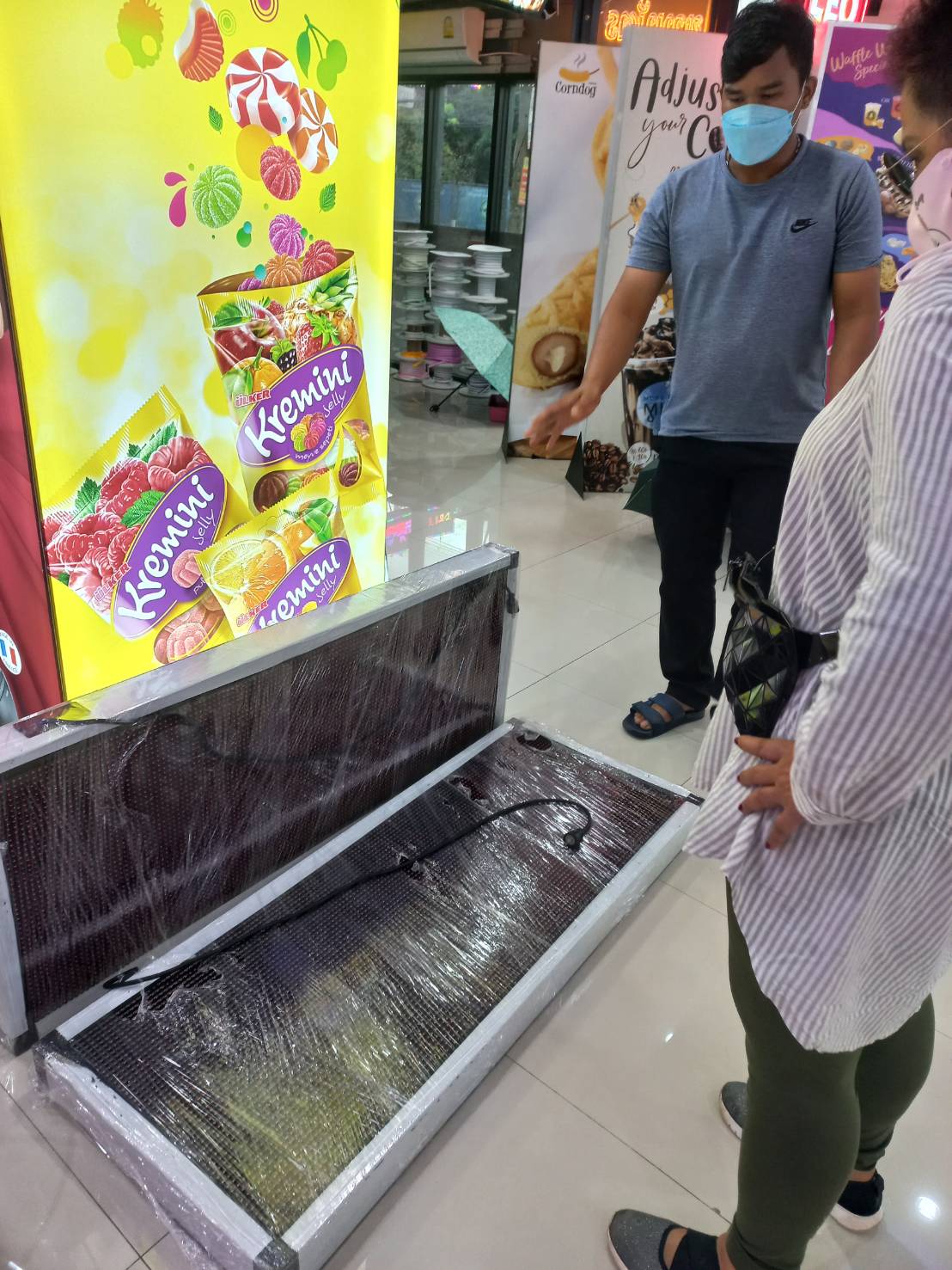 ป้ายไฟวิ่ง Display-RED P10DOT