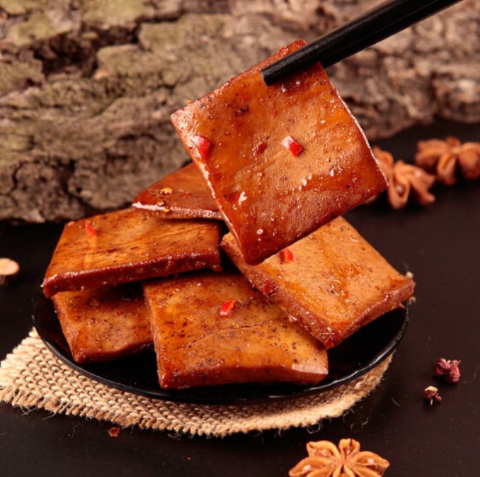 เต้าหู้ปรุงรสหม่าล่า เผ็ดชาเบาๆ อร่อย(100g)