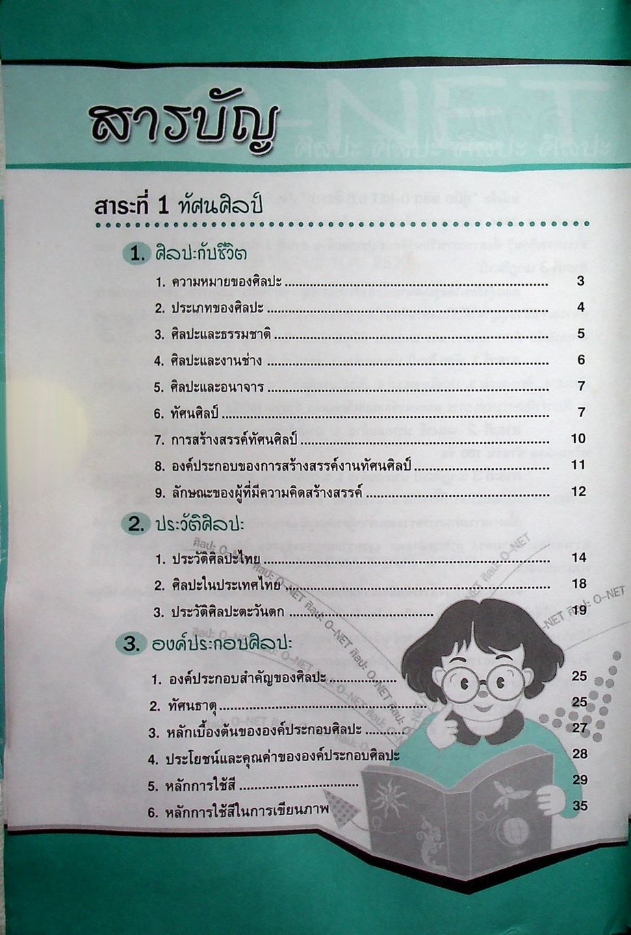 สรุปความรู้รวบยอด ม.4-5-6 ฉบับพิชิต O-NET ม.6 ศิลปะ