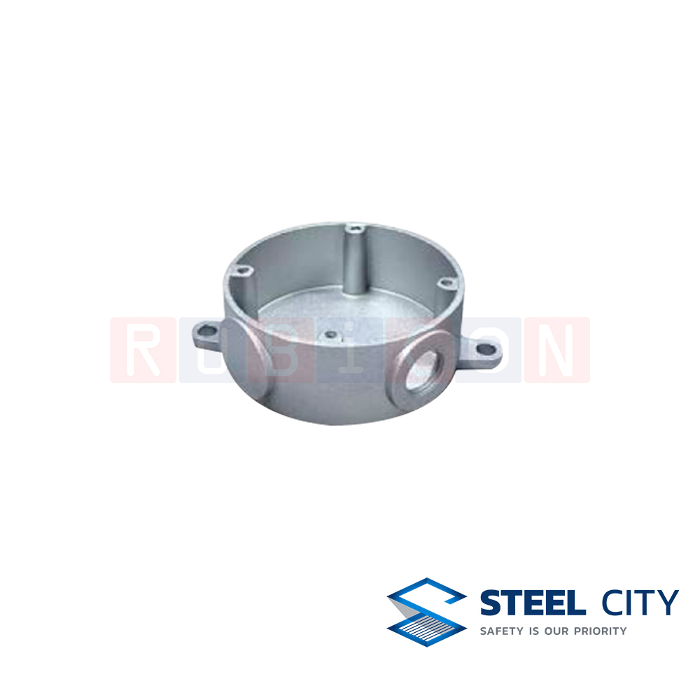 STEEL CITY บ๊อกซ์ยึดแป้นลูกหมาก 4 ทาง (Outlet Boxes for Ball Flange )