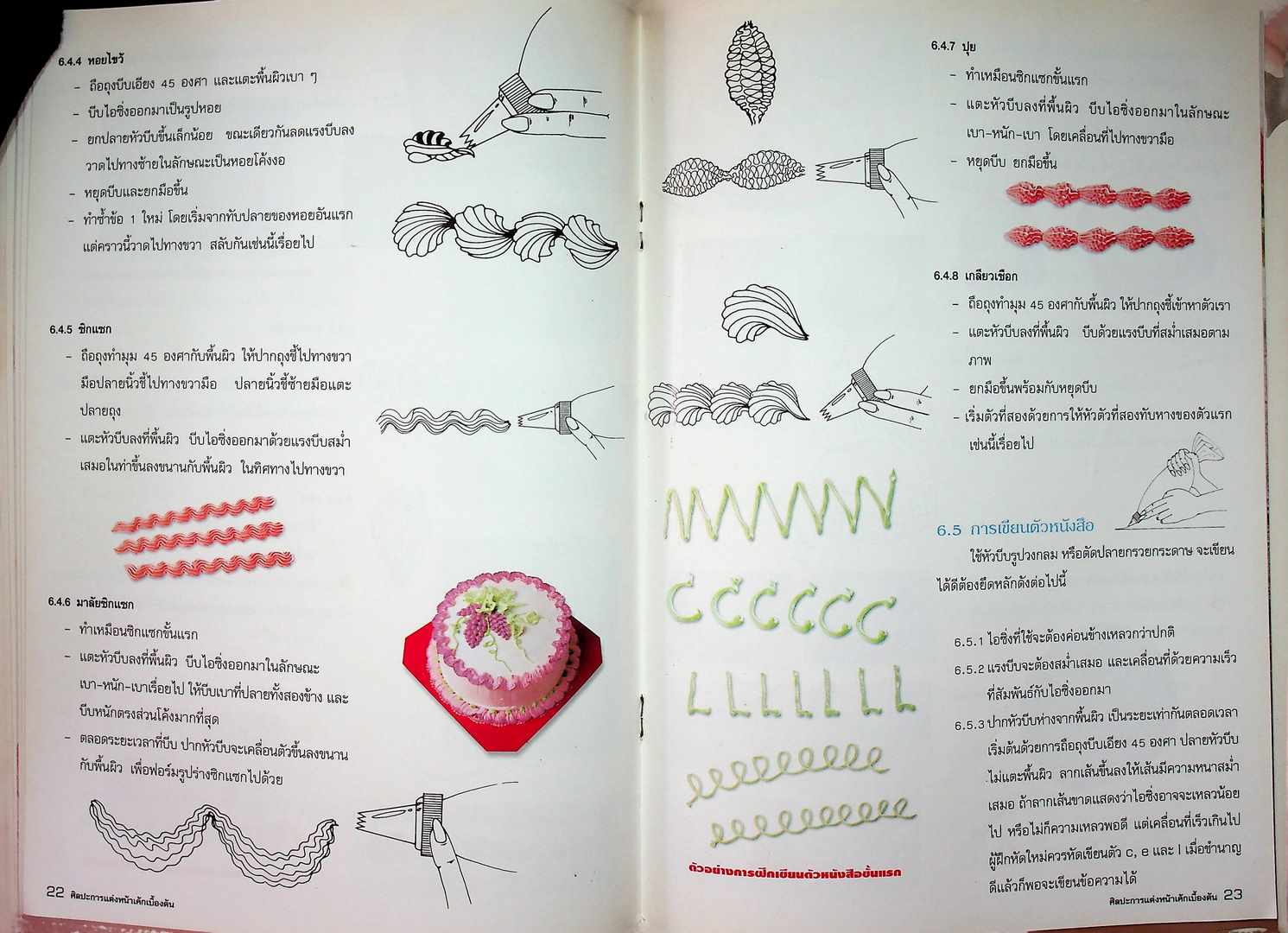 ศิลปะการแต่งหน้าเค้กเบื้องต้น