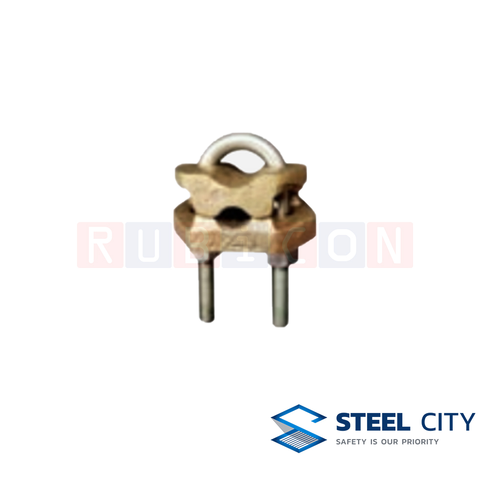 STEEL CITY GR73 กราวด์แคล้มทองแดง (U COPPER GROUND CLAMP)