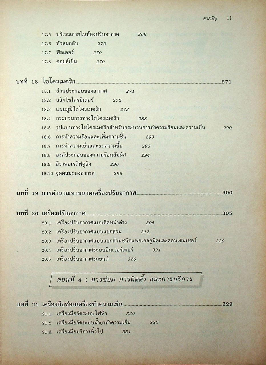 หลักการทำงานและเทคนิคการตรวจซ่อม เครื่องทำความเย็น และ เครื่องปรับอากาศ
