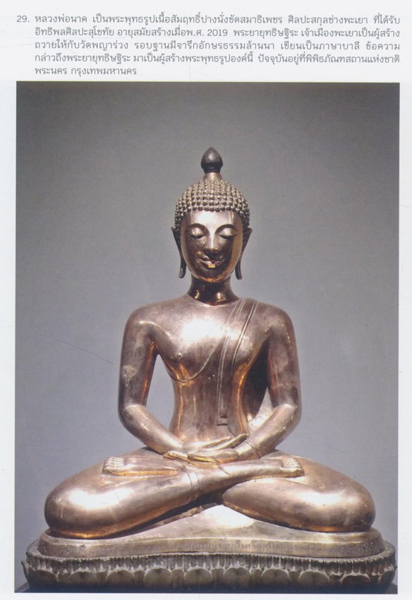 หนังสือ ศิลปวัดถุที่พบในเมืองพะเยา จัดพิมพ์เนื่องในวโรกาสพระอุบาลีคุณูปมาจารย์ (ปวงธมุปญโญ) เจ้าอาวาสวัดศรีโคมคำ อายุครบ 101 ปี