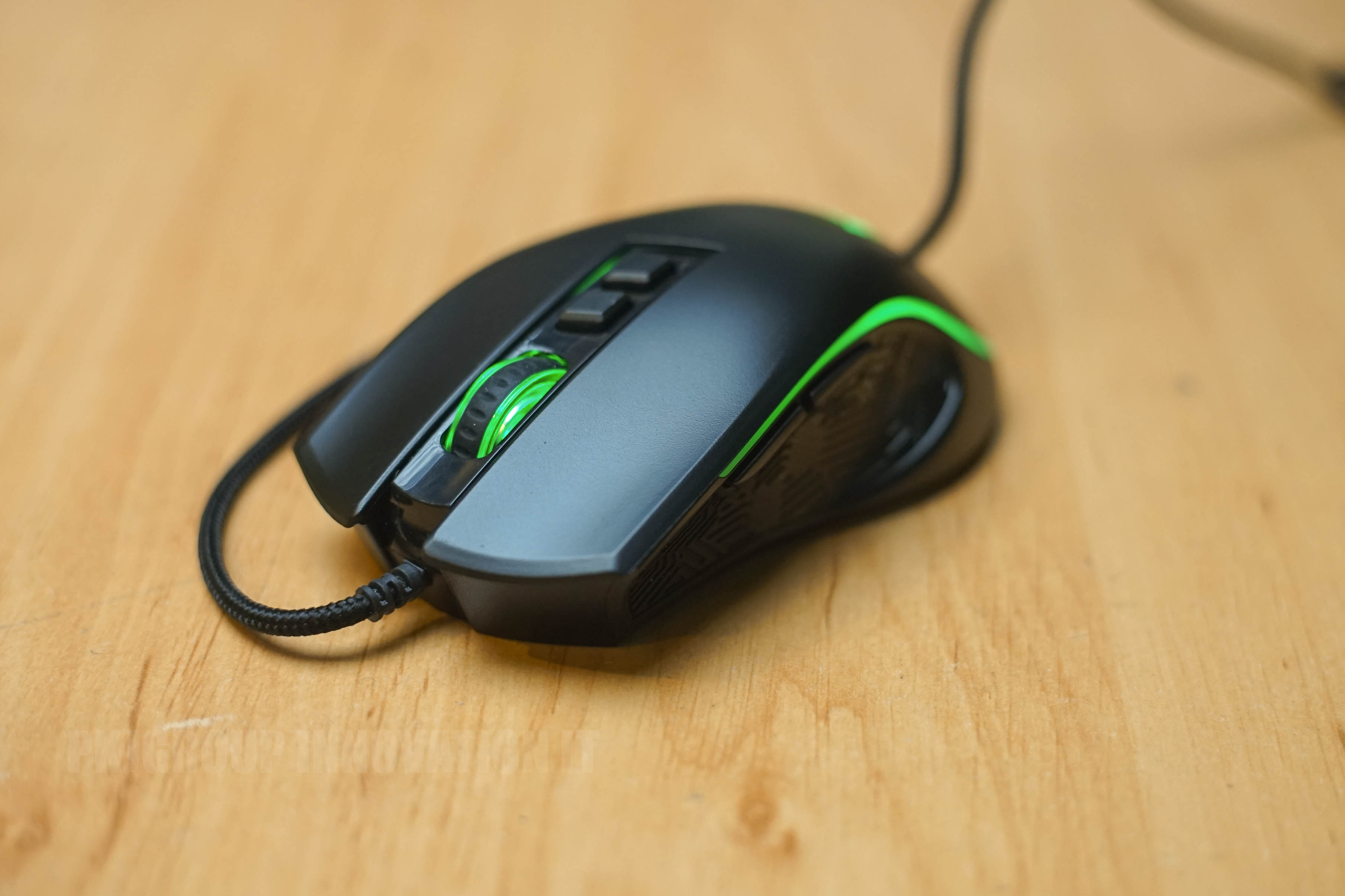 เมาส์เกมมิ่ง Nubwo NM-96 Black สีดำเท่ห์ๆ มีปุ่มข้างเมาส์ ราคาถูก