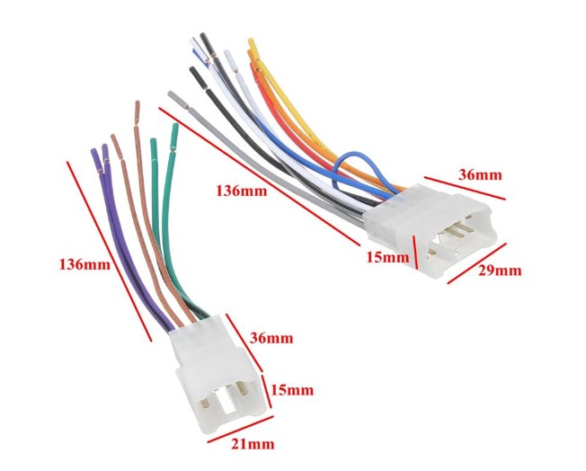 ปลั๊กเครื่องเสียงตรงรุ่น OEM Toyota Plug Adapter Audio