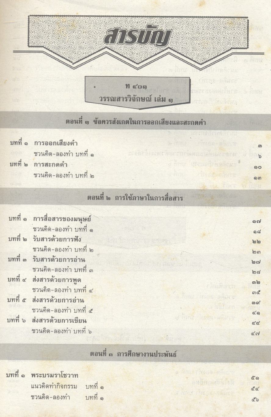 สาระสังเขปภาษาไทย ม.๔ ท ๔๐๑ ท ๔๐๒ ชุด วรรณสารวิจักษณ์ เล่ม ๑-๒ ชั้นมัธยมศึกษาปีที่ ๔ **ไม่มีเฉลยในเล่ม