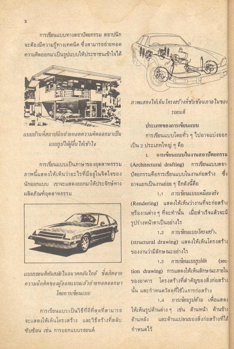 วิชาการงาน ช่างในบ้าน ง 001 งานเขียนแบบ สำหรับชั้นมัธยมศึกษาปีที่ 1 (ม.1)