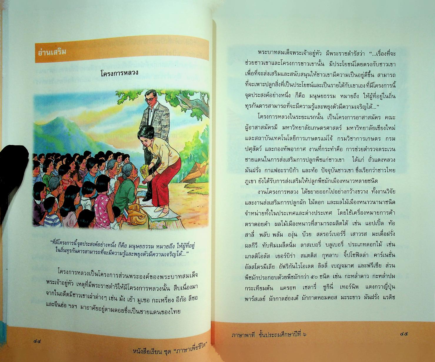 หนังสือเรียนสาระการเรียนรู้พื้นฐาน ชุด ภาษาเพื่อชีวิต ภาษาพาที ชั้นประถมศึกษาปีที่ ๖