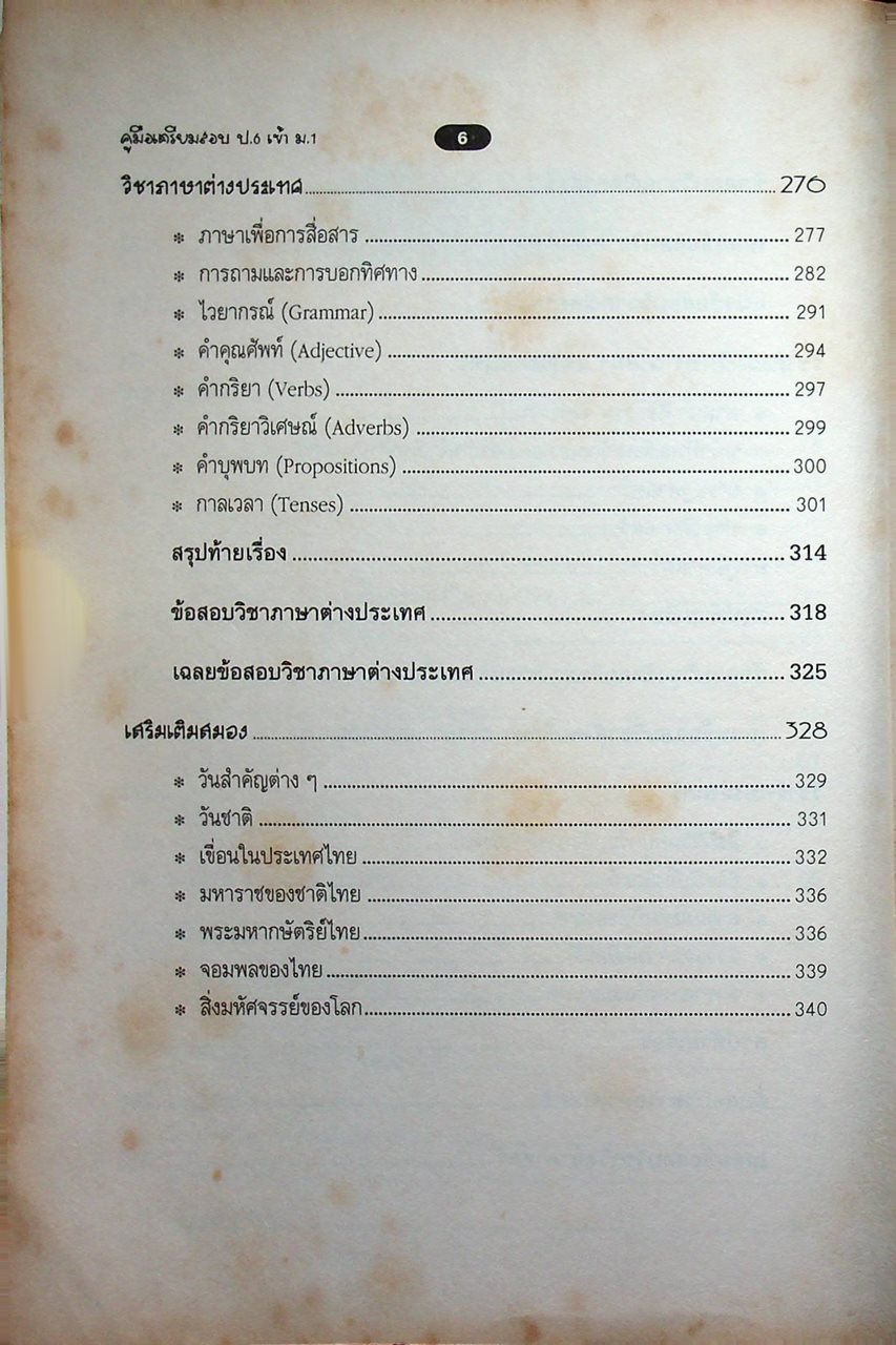 คู่มือเตรียมสอบ ป.6 เข้า ม.1 ช่วงชั้นที่ 2 ป.4-5-6
