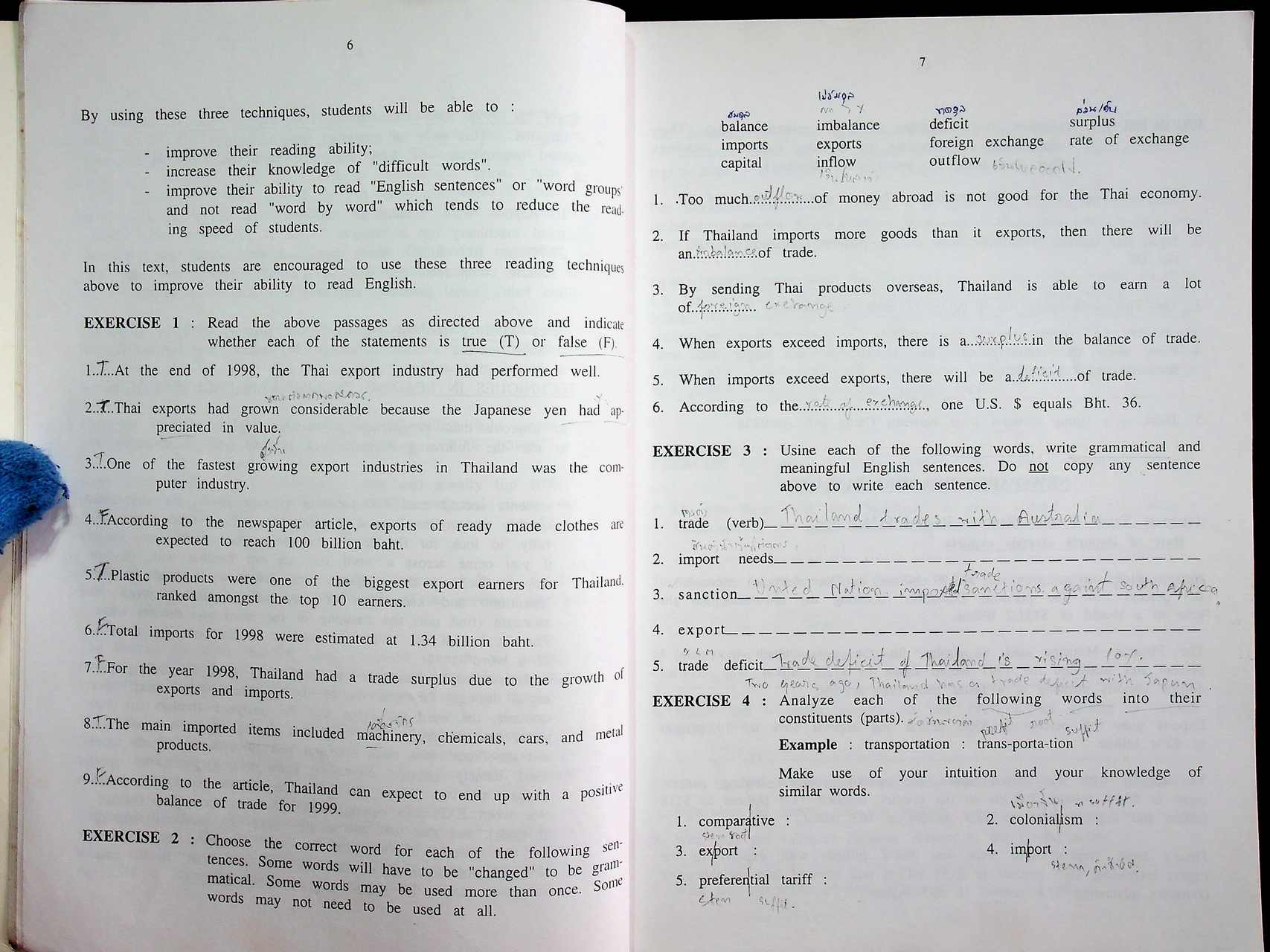ENGLISH FOR INTERNATIONAL TRADE ภาษาอังกฤษเพื่อการค้าระหว่างประเทศ