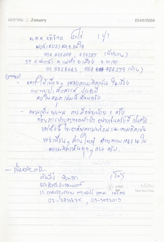 สัตว์เลี้ยงวังสระปทุม สิรินธร. DIARY 2549/2006 (เป็นหนังสือภาพและสมุดไดอารี่)