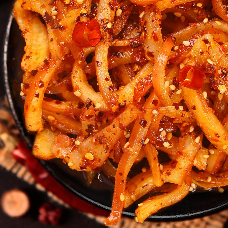 หนวดปลาหมึกปรุงรสหม่าล่า ตรา ShuDaoXiang 100g