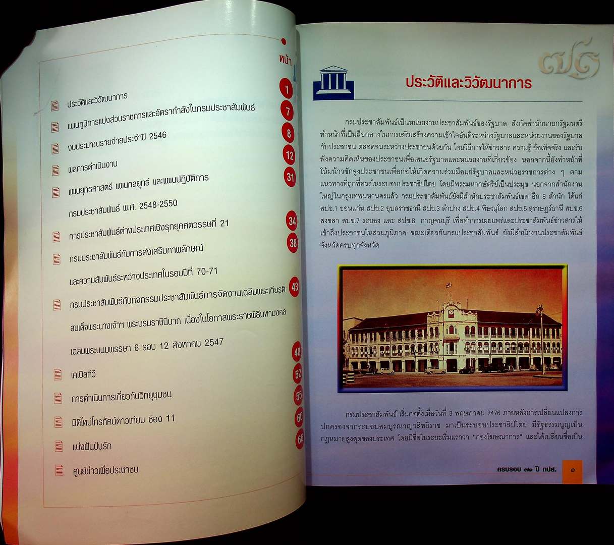 ๗๑ ปี กรมประสัมพันธ์ ๓ พฤษภาคม ๒๕๔๗