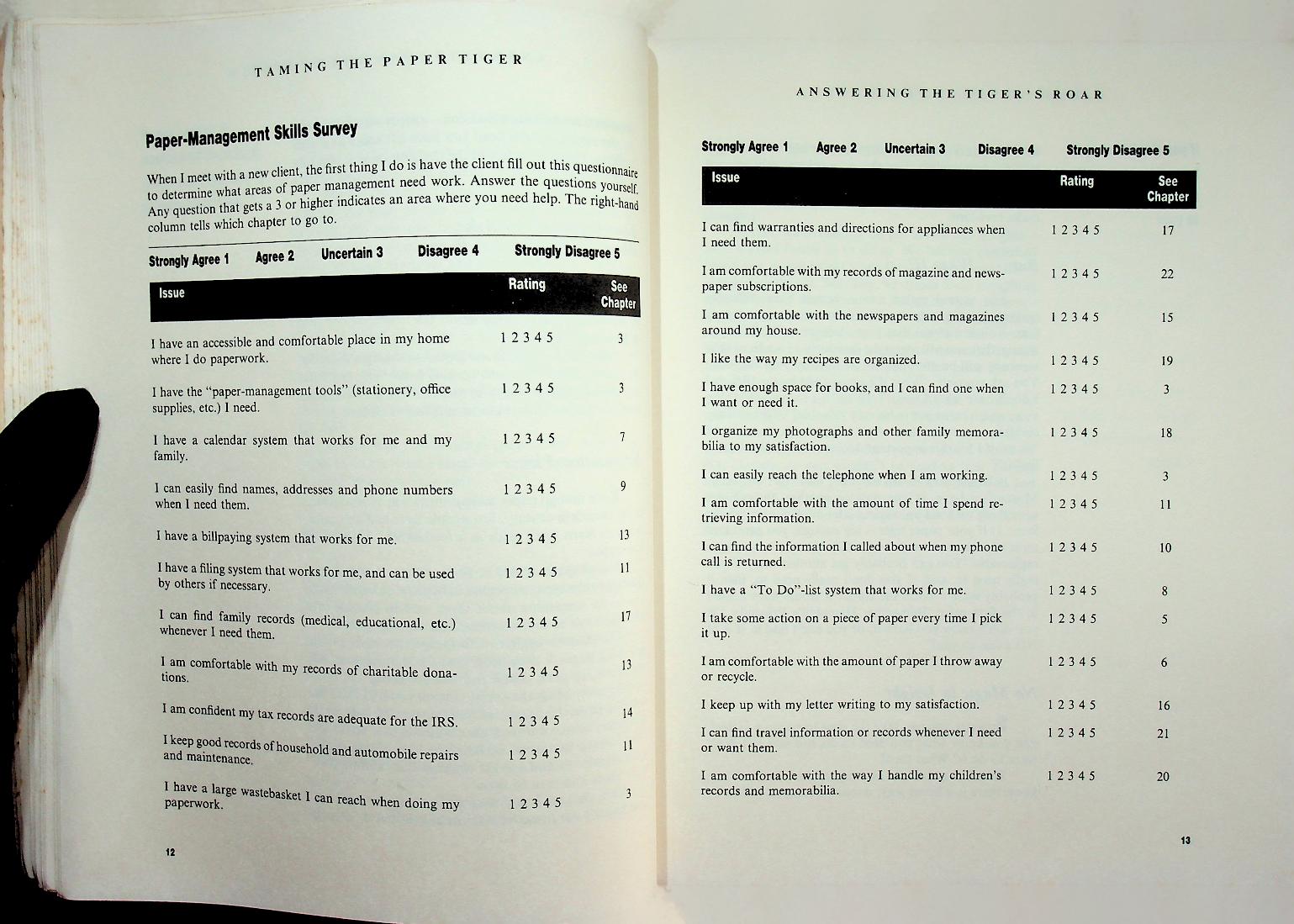 Taming the Paper Tiger : Organizing the Paper in Your Life