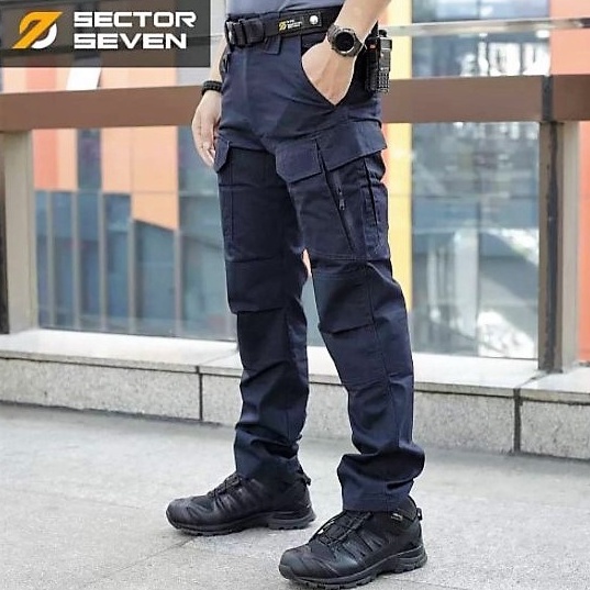 🇹🇭 27 ไทยแลนด์ แทคติคอล กางเกงขายาว SECTOR SEVEN IX12C ผ้าตาราง