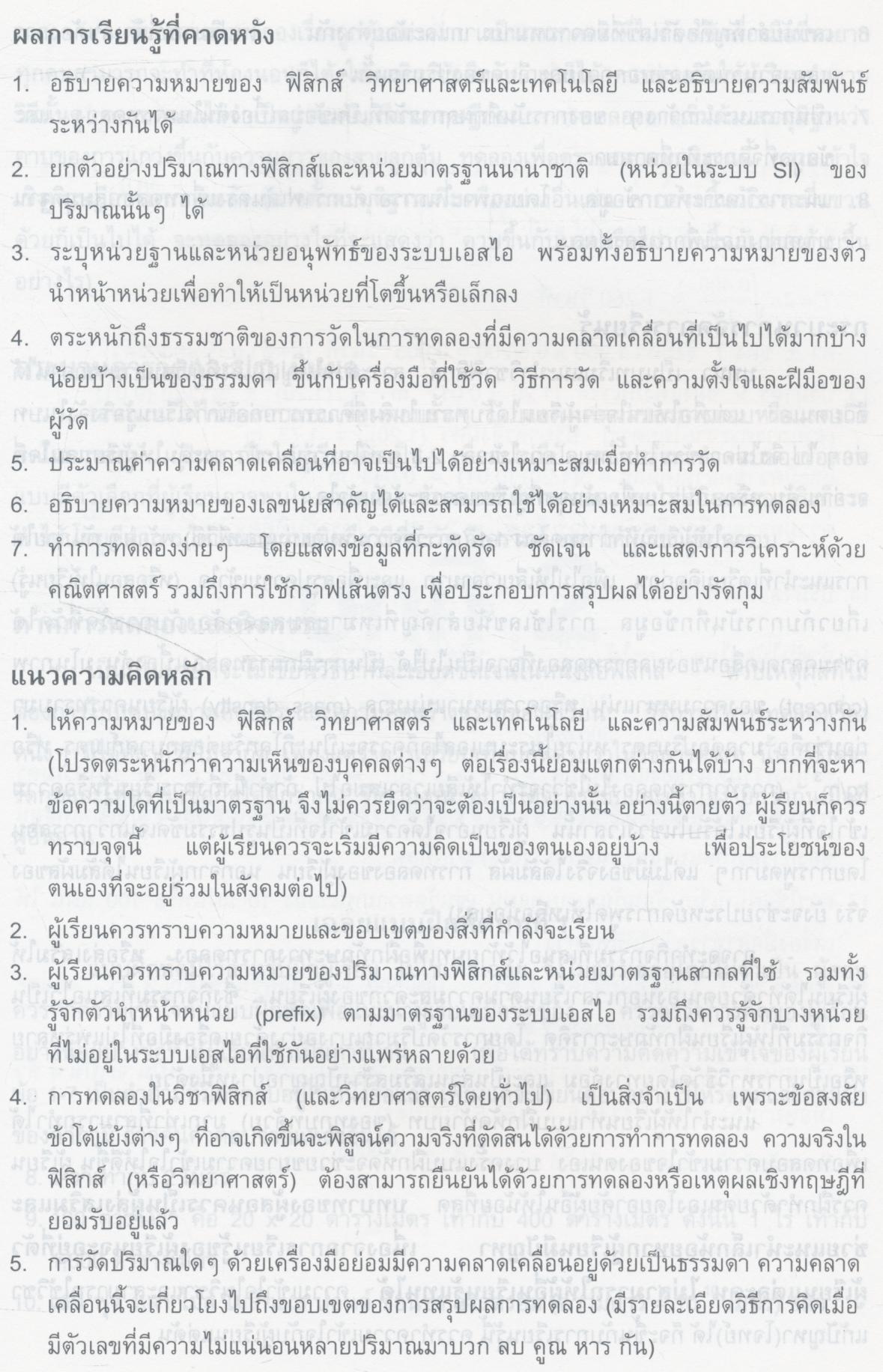 คู่มือครูสาระการเรียนรู้พื้นฐานและเพิ่มเติม ฟิสิกส์ เล่ม ๑ กลุ่มสาระการเรียนรู้วิทยาศาสตร์ ชั้นมัธยมศึกษาปีที่ ๔