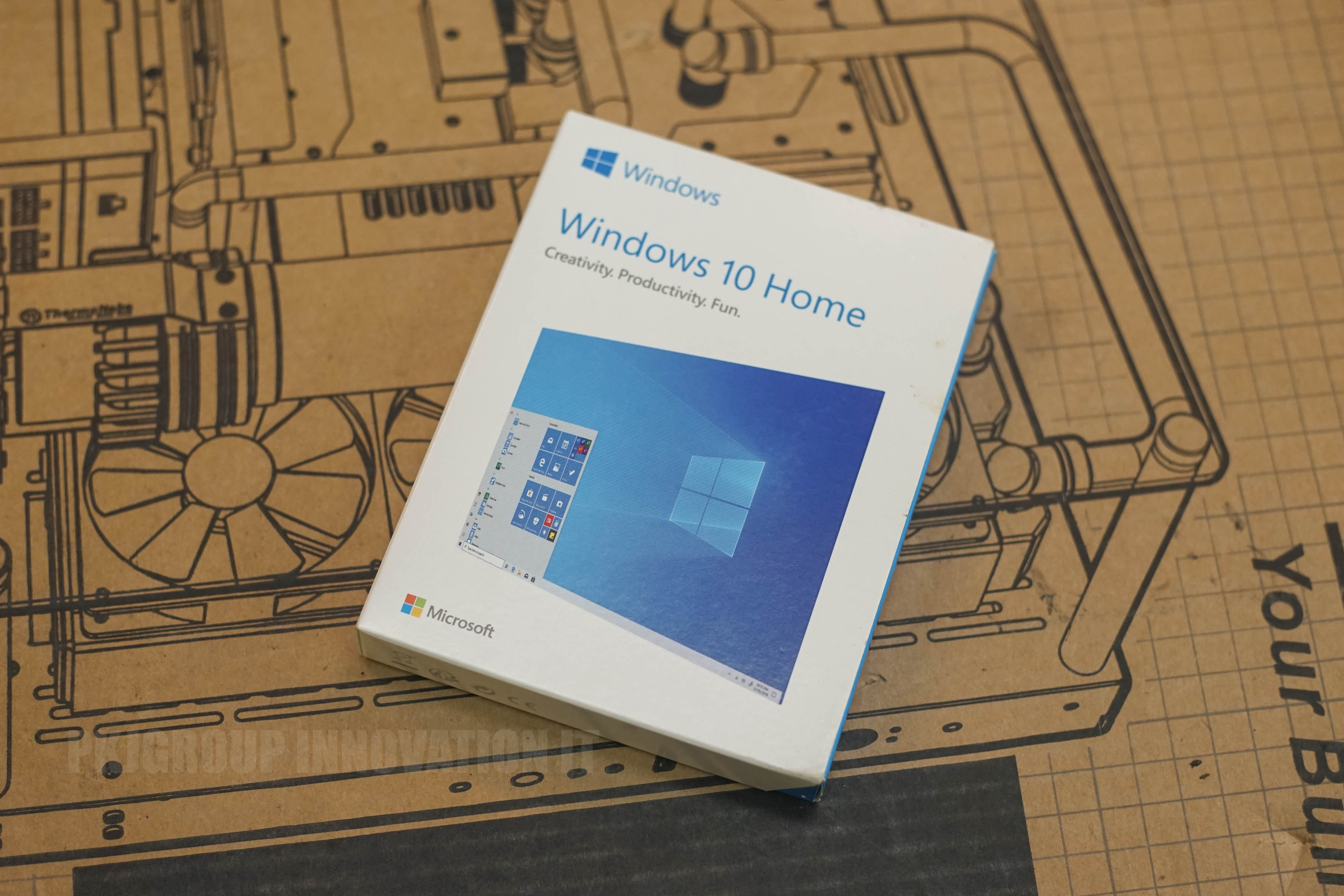วินโดว์มือสอง Windows 10 home แบบ FPP ย้ายเครื่องได้