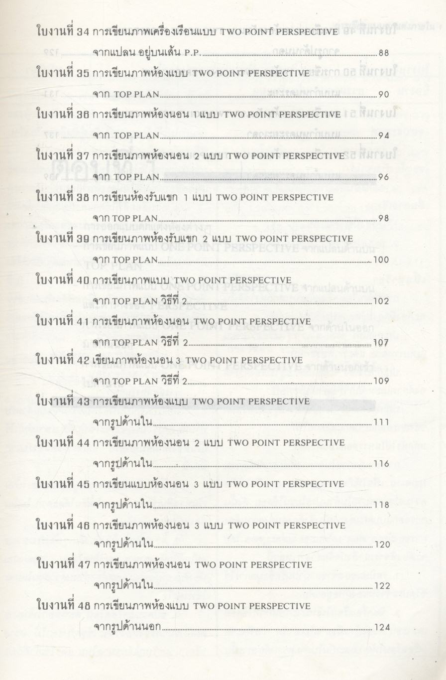 การเขียนแบบตกแต่งภายใน INTERIOR PERSPECTIVE DRAWING