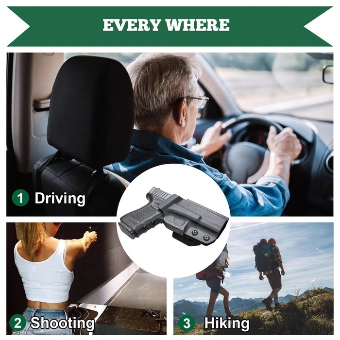 🇹🇭 1096 ไทยแลนด์ แทคติคอล ซองพกนอก KYDEX Warriorland Glock 19 Gen1-5