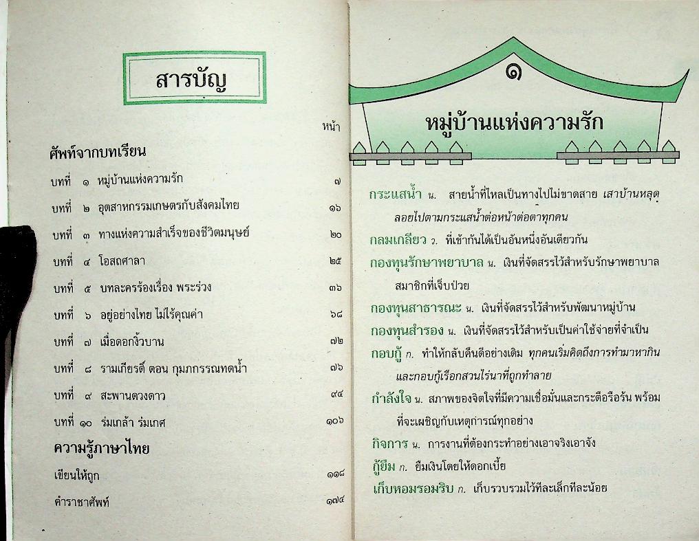 ศัพทานุกรมและความรู้ภาษาไทย ป.๖