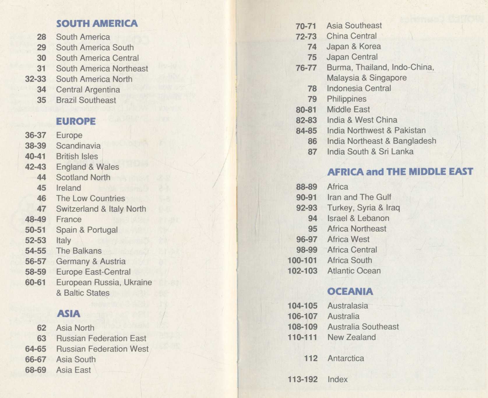 WORLD POCKET ATLAS (หนังสือแผนที่โลก)