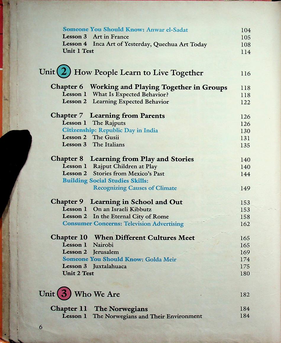 SCOTT, FORESMAN SOCIAL STUDIES Our World: Lands and Cultures