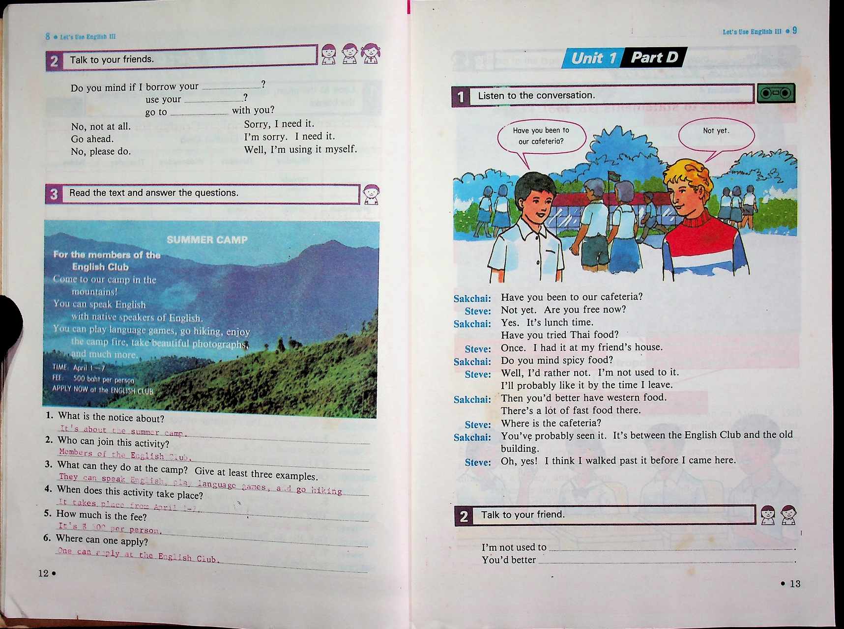 คู่มือครู-เฉลย Let's Use English Book 3 Alternative Edition with exercises on Grammar & Language