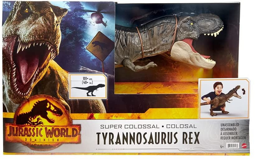 **MTS Toys**Mattel Jurassic World Super Colossal : HBK73 Tyrannosaurus Rex [ความยาวจากหัวถึงหาง 105 ซ.ม.]