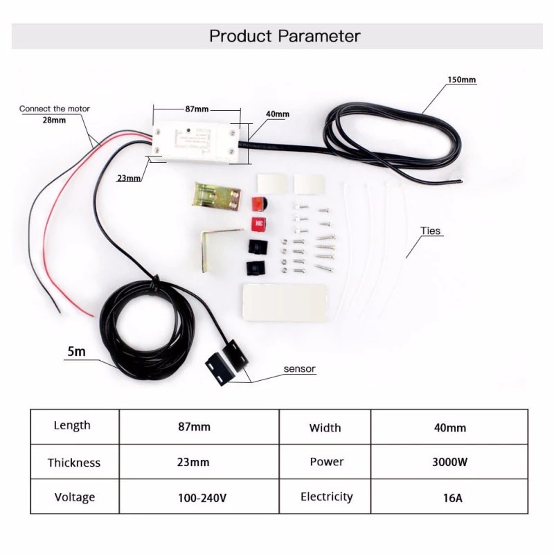 SmartLife Wifi Garage door opener กล่องเปิดปิดประตูผ่านมือถือ