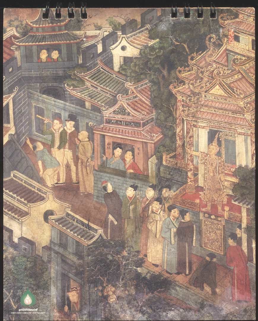 ปฎิทินตั้งโต๊ะ สืบสาน เส้นศิลป์ สู่ศรัทธาธรรม ๒ พ.ศ 2552 ของ ThaiBev