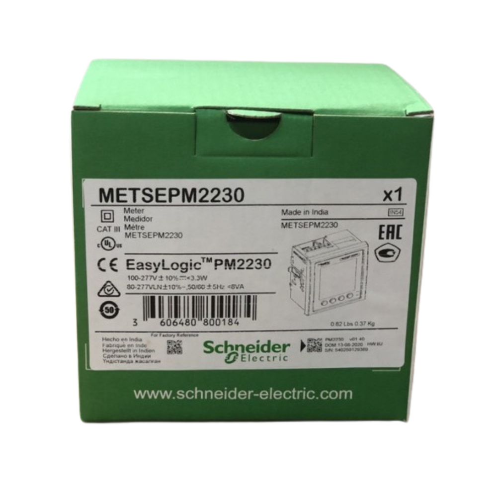 "SCHNEIDER" PM2230 EasyLogic PM2230, Power & Energy meter, up to the 31st harmonic, LCD display, RS485, class 0.5S