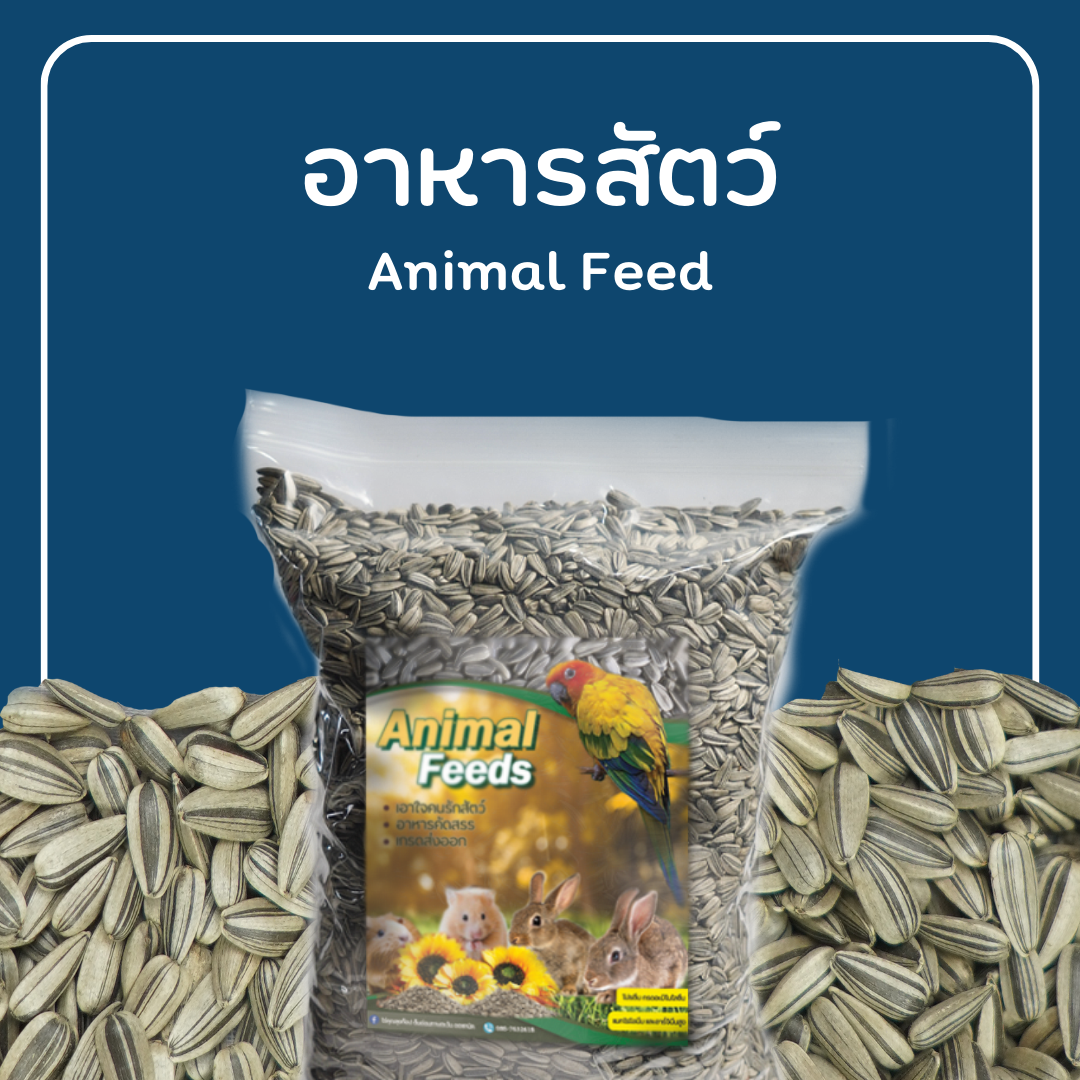 เมล็ดอาหารสัตว์ ทานตะวัน, ข้าวฟ่าง (สำหรับนกและสัตว์ฟันแทะ) SUPERTOP | ยกกระสอบ 25 KG.