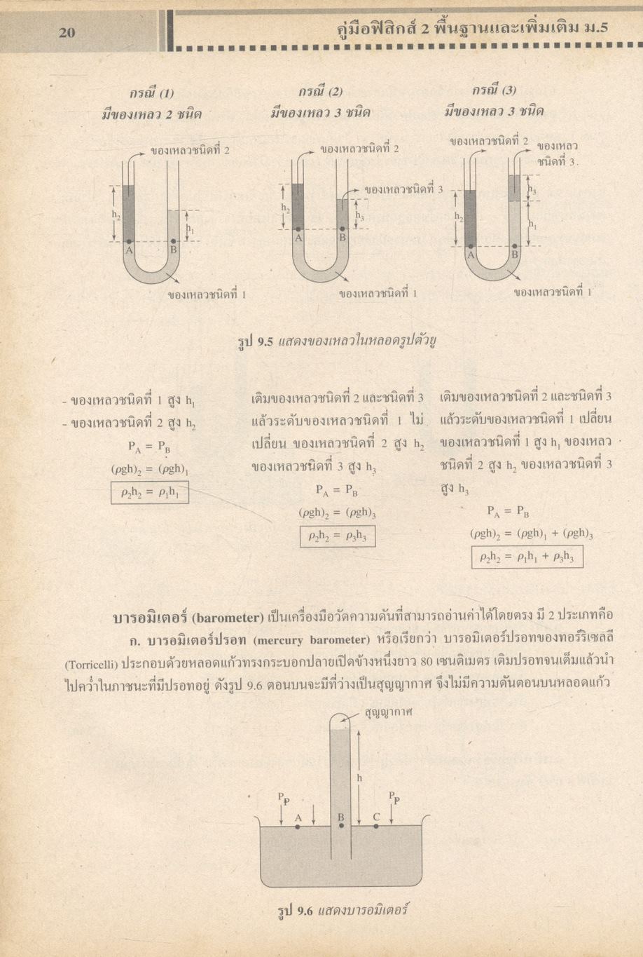 ฟิสิกส์ 2 พื้นฐานและเพิ่มเติม ชั้นมัธยมศึกษาปีที่ 5