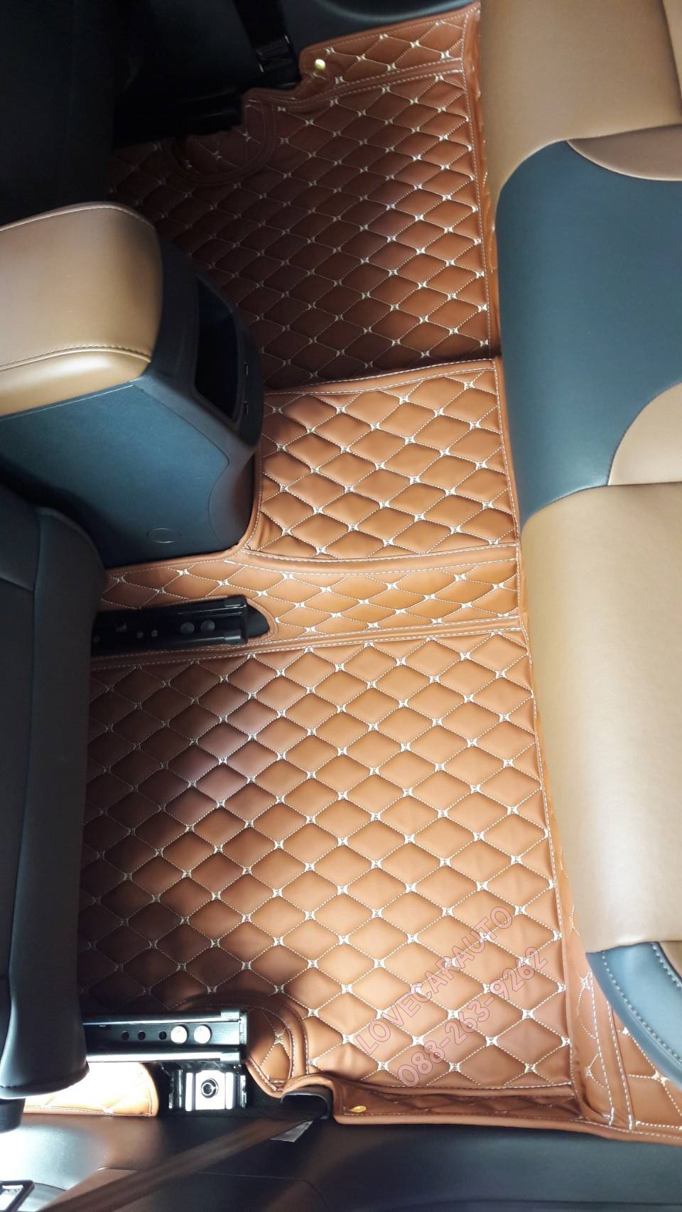 พรมปูพื้นรถยนต์ 6D Mg ZS 2022 น้ำตาลเข้ม