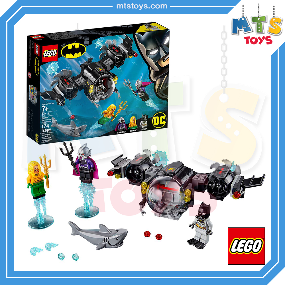 **MTS Toys**เลโก้ Lego 76116 DC Comics Super Heroes : Batman Batsub and the Underwater Clash