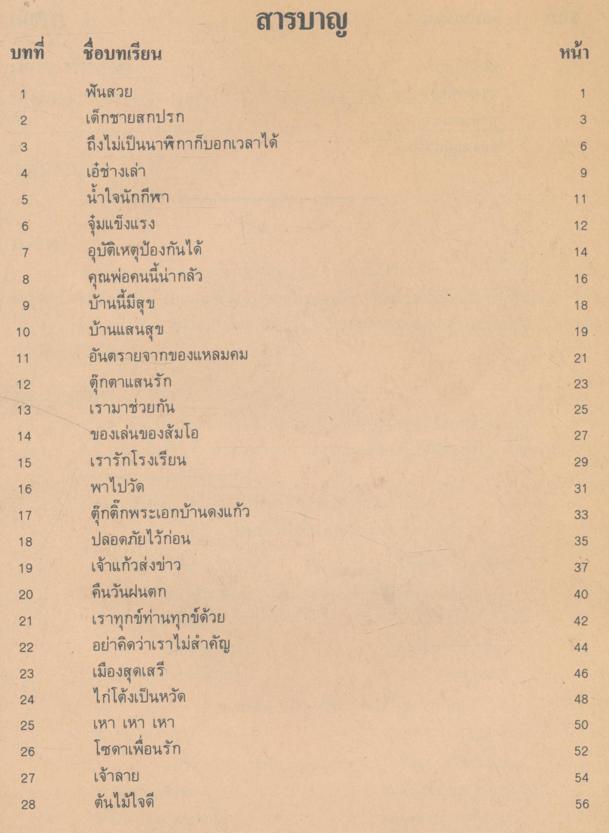 วิทยุโรงเรียน คู่มือการสอน กลุ่มสร้างเสริมประสบการณ์ชีวิต ชั้นประถมศึกษาปีที่ ๑