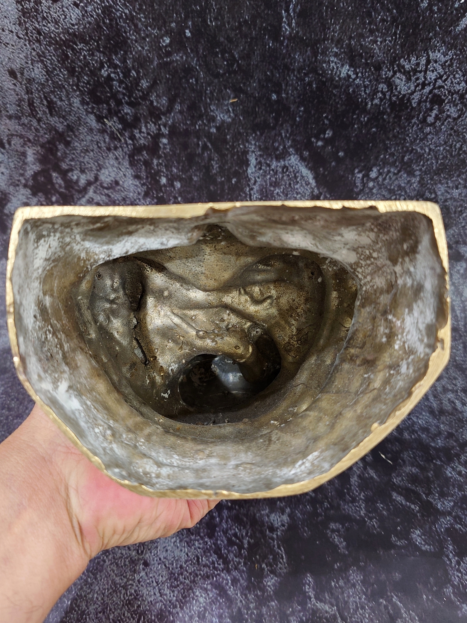 พระบูชา พระไพรีพินาศ ญสส 50 หน้าตัก 5 นิ้วสูง 11 นิ้ว เนื้อทองเหลืองขัดเงา วัดบวรนิเวศวิหาร จัดสร้าง ประจำปี 2550 แท้ ออกวัด