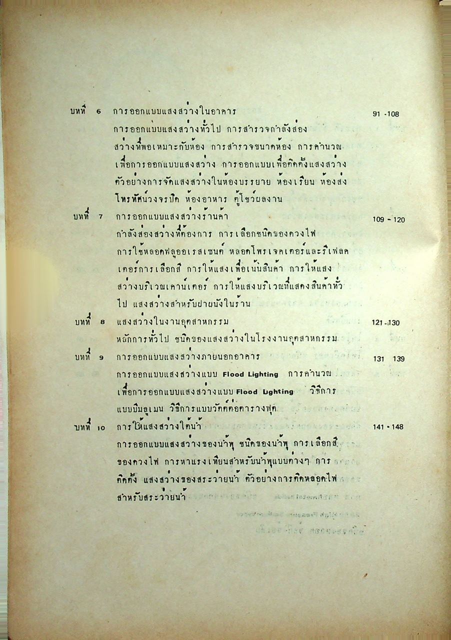 ทฤษฎีการส่องสว่าง PRINCIPLE OF ILLUMINATION