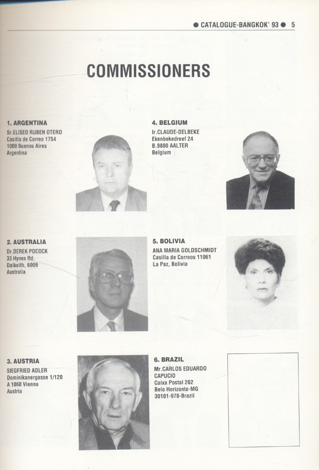 CATALOGUE BANGKOK 1993