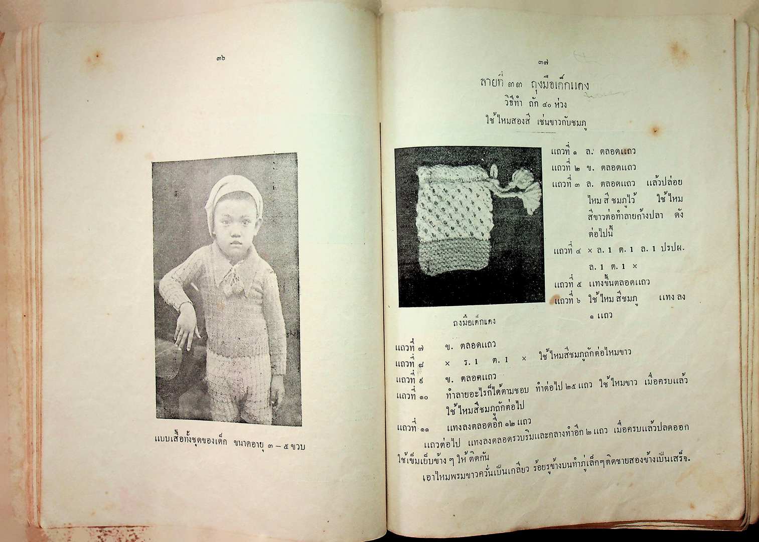 ตำราถักนิตติ้ง ของมณีวรรณ