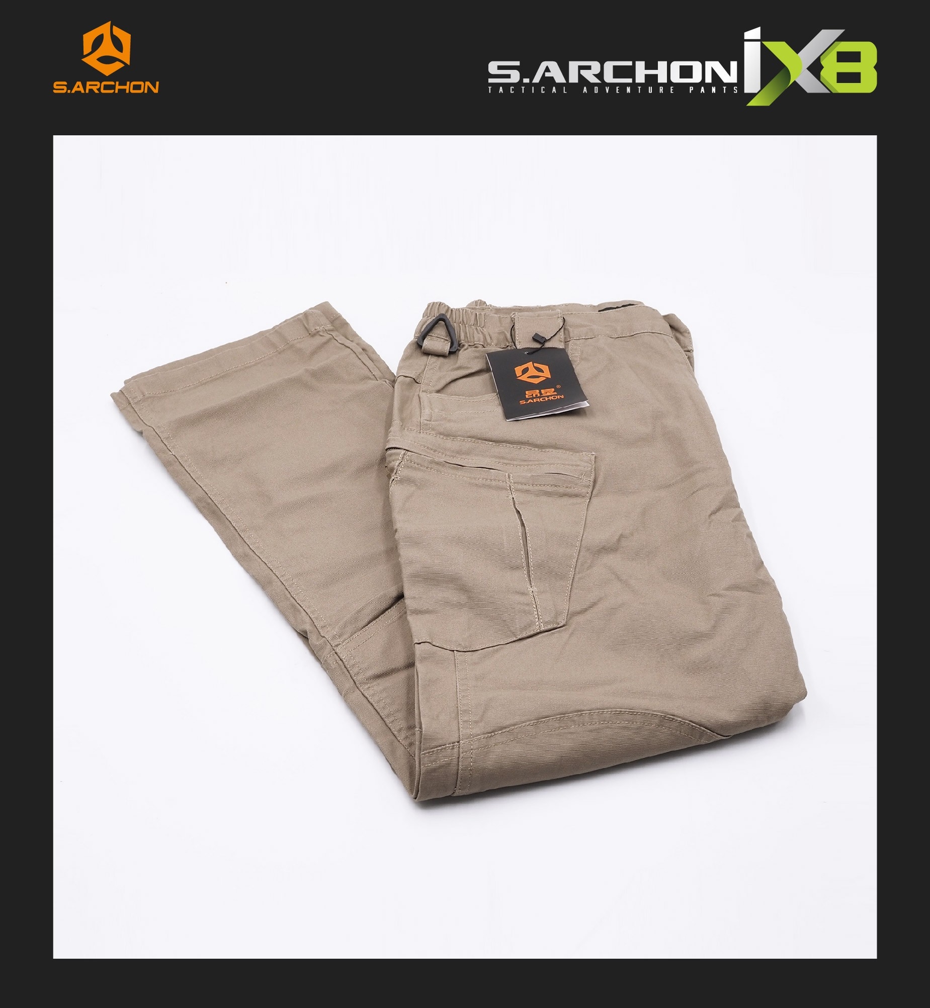 🇹🇭 108 ไทยแลนด์ แทคติคอล กางเกง S.Archon รุ่น IX8 ผ้ายืด