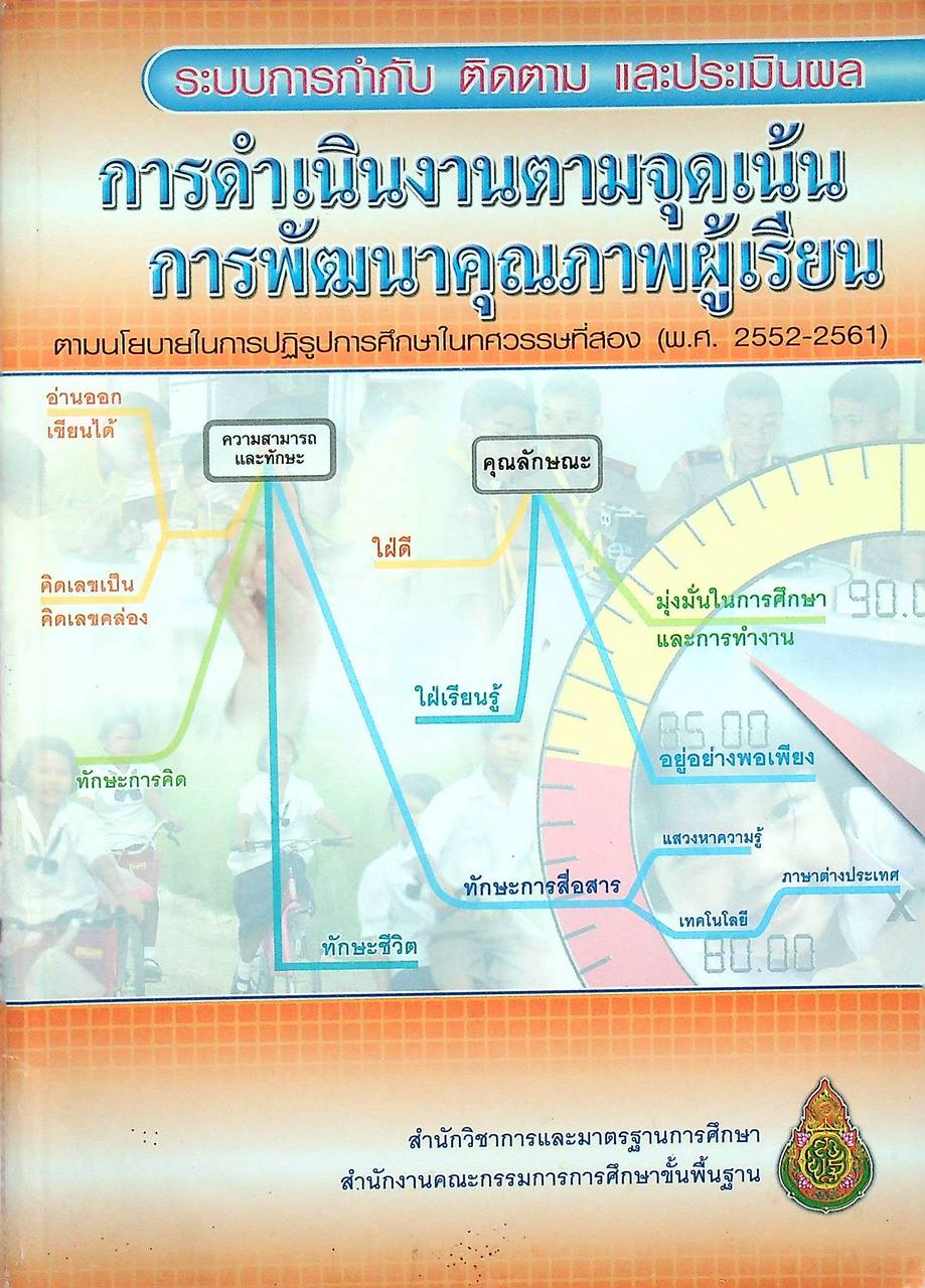 ระบบการกำกับ ติดตาม และประเมินผลการดำเนินงานตามจุดเน้นการพัฒนาคุณภาพผู้เรียนตามนโยบายในการปฏิรูปการศึกษาในทศวรรษที่สอง (พ.ศ. 2552-2561)
