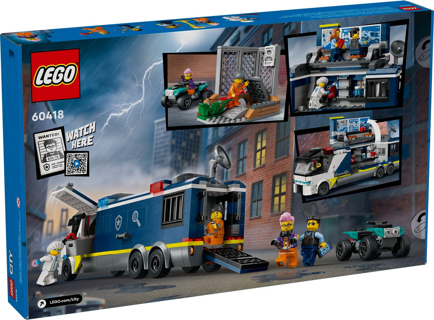 **MTS Toys**เลโก้ Lego 60418 City : Police Mobile Crime Lab Truck